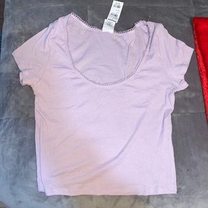 Womens Lavender Tee Tillys Medium